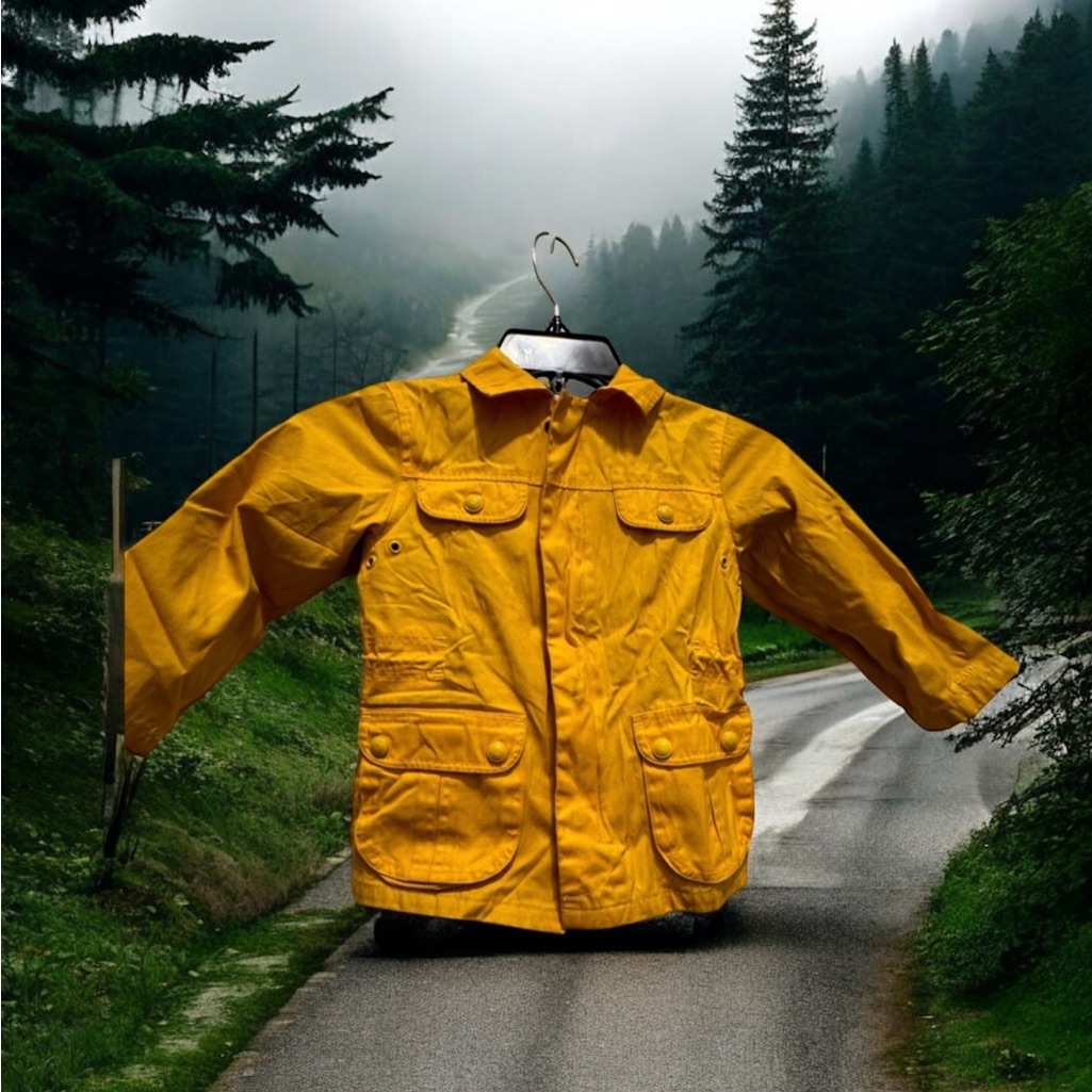 - Jacadi Paris Size 4 Raincoat Jacket With Hood
